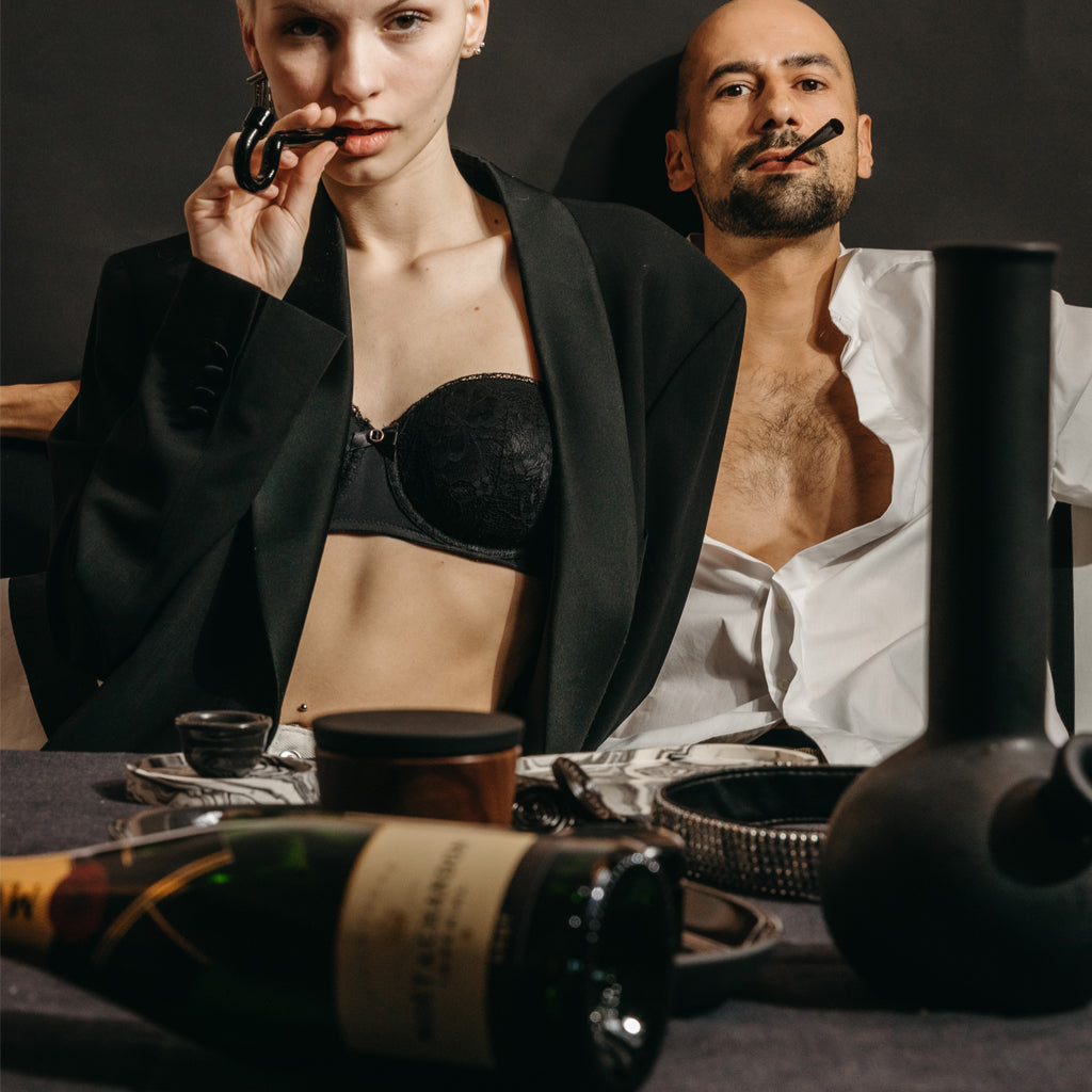 Infused Champagner-Cocktail mit Gurke und Rosmarin | AURIEY GmbH Infused Champagner-Cocktail mit Gurke und Rosmarin | AURIEY GmbH