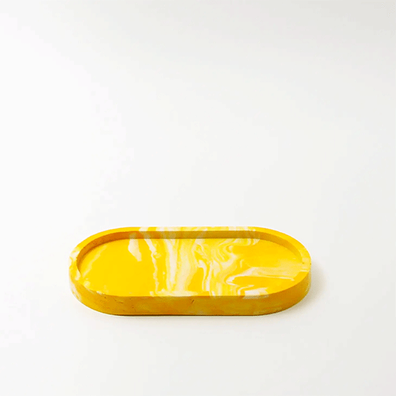 Rolling Tray - Yellow Light - AURIEY GmbH