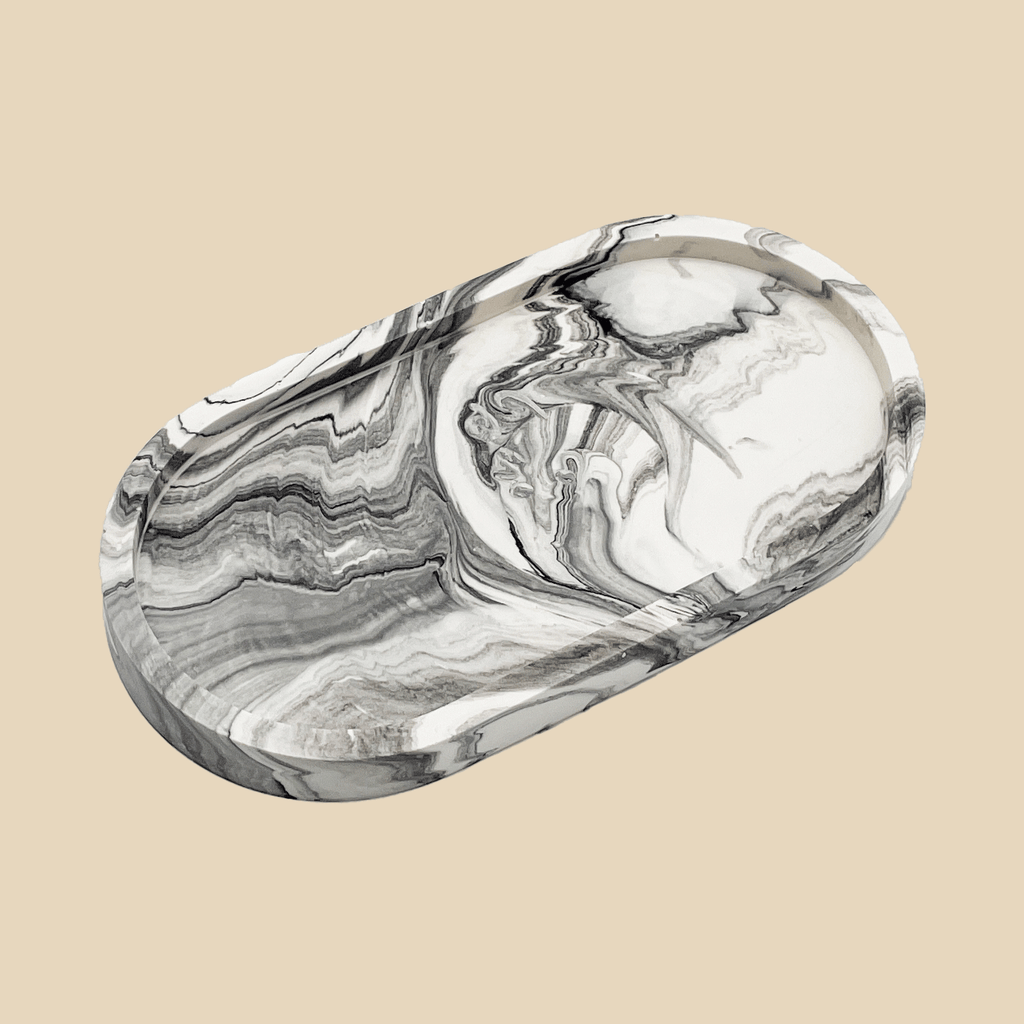 Paola Tray - marble - AURIEY GmbH