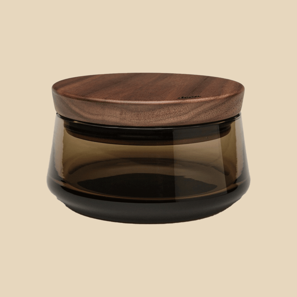 Stonito Storage Jar - Black Walnut - AURIEY GmbH